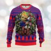 NFL Minnesota Vikings Groot Hug Christmas Ugly Sweater