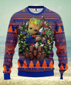 NFL New York Islanders Groot Hug Christmas Ugly Sweater