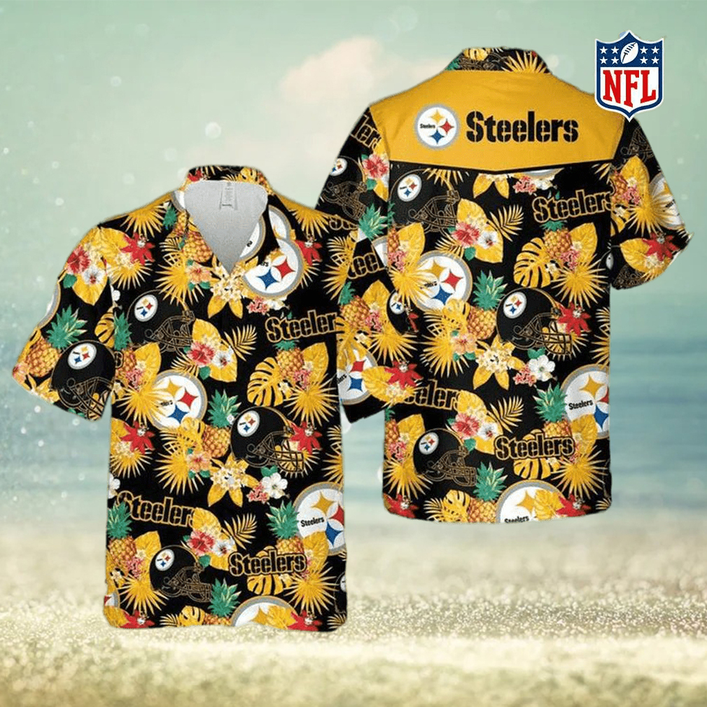 NFL Pittsburgh Steelers Hawaiian Shirt Pineapple Version - Limotees