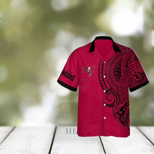 NFL Tampa Bay Buccaneers Polynesian Tattoo Design Hawaiian Shirt