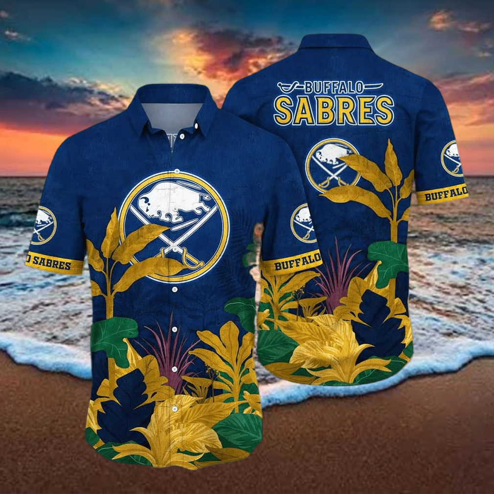 Buffalo Sabres NHL Hawaiian Shirt Sea Shorestime Aloha Shirt