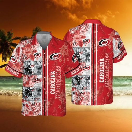 NHL Carolina Hurricanes Hawaiian Shirt Gift For Beach Vacation hawaiian shirt