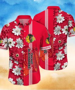 NHL Chicago Blackhawks Hawaiian Shirt Summer Beach Gift