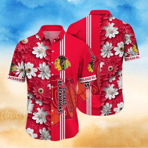 NHL Chicago Blackhawks Hawaiian Shirt Summer Beach Gift