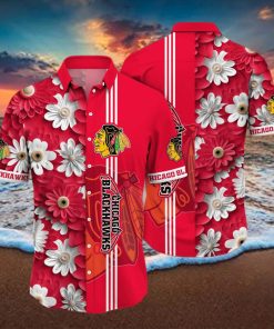 NHL Chicago Blackhawks Hawaiian Shirt Summer Beach Gift