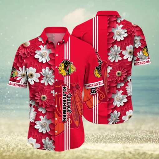 NHL Chicago Blackhawks Hawaiian Shirt Summer Beach Gift