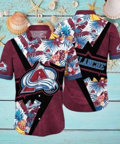 NHL Colorado Avalanche Hawaiian Shirt Beach Gift For Friend hawaiian shirt