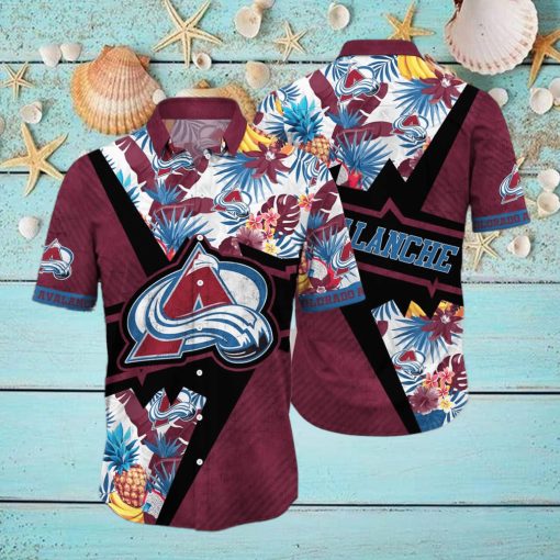 NHL Colorado Avalanche Hawaiian Shirt Beach Gift For Friend hawaiian shirt