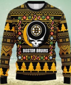 Nhl Boston Bruins Christmas Ugly Sweater Print Funny Grinch Gift For Hockey  Fans