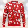 NFL Fans Green Bay Packers Santa Claus Snowman Christmas Ugly Sweater For Men Women