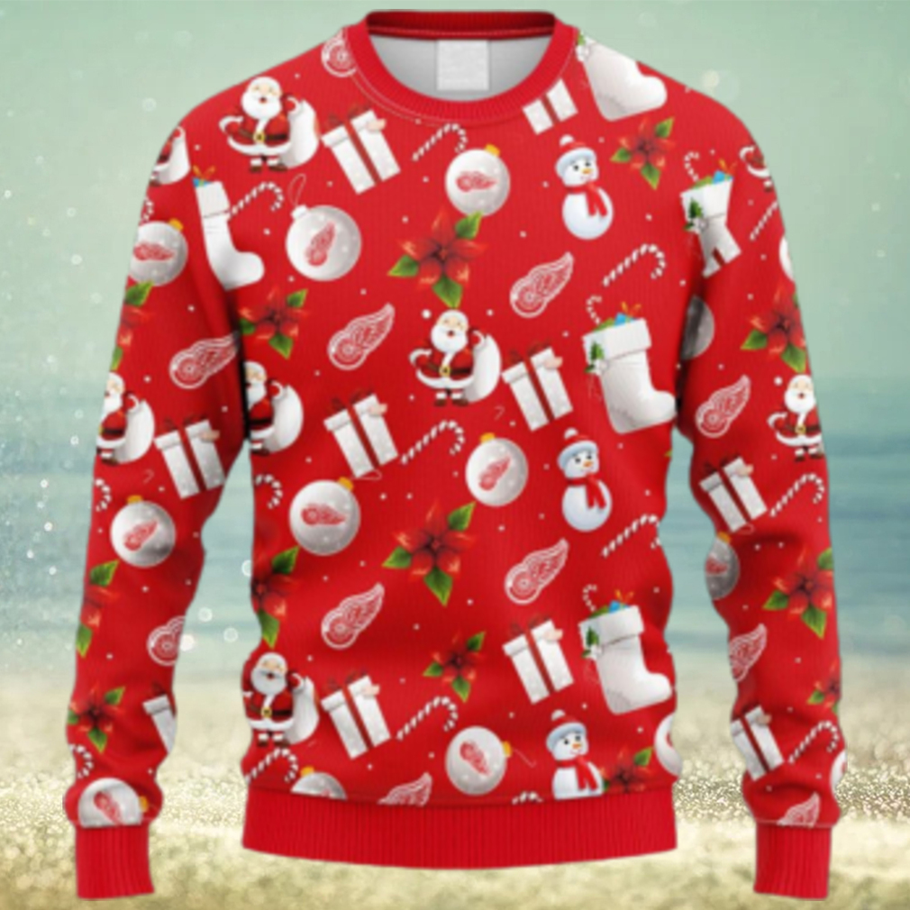 Christmas Sweater - Red/Santa - Kids