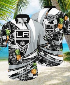 NHL Los Angeles Kings Hawaiian Shirt Pineapple Pattern Practical Beach Gift hawaiian shirt