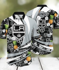 NHL Los Angeles Kings Hawaiian Shirt Pineapple Pattern Practical Beach Gift hawaiian shirt