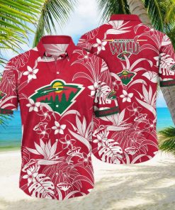 NHL Minnesota Wild Hawaiian Shirt Summer Beach Gift hawaiian shirt