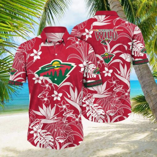 NHL Minnesota Wild Hawaiian Shirt Summer Beach Gift hawaiian shirt