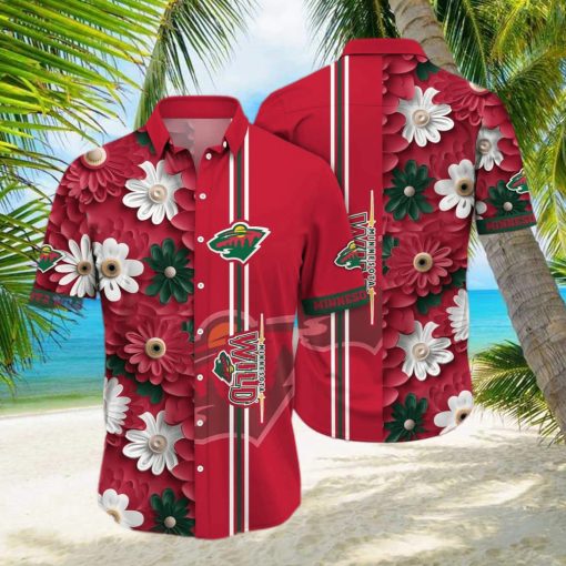 NHL Minnesota Wild Hawaiian Shirt Summer Gift For Friend hawaiian shirt