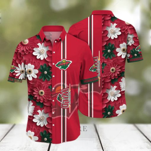 NHL Minnesota Wild Hawaiian Shirt Summer Gift For Friend hawaiian shirt