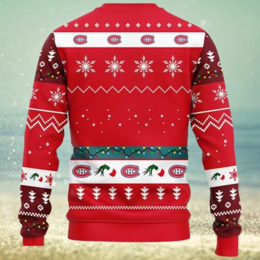 NHL Montreal Canadians 12 Grinch Xmas Day Ideas Logo Ugly Christmas Sweater For Fans