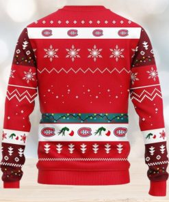 NHL Montreal Canadians 12 Grinch Xmas Day Ideas Logo Ugly Christmas Sweater For Fans