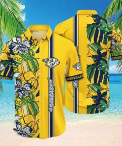 NHL Nashville Predators Hawaiian Shirt Summer Aloha Gift For Beach Trip hawaiian shirt