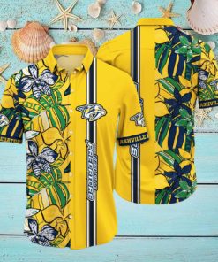 NHL Nashville Predators Hawaiian Shirt Summer Aloha Gift For Beach Trip hawaiian shirt