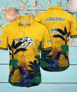 NHL Nashville Predators Hawaiian Shirt Summer Beach Gift hawaiian shirt