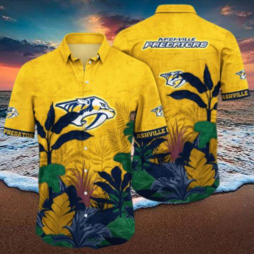 NHL Nashville Predators Hawaiian Shirt Summer Beach Gift