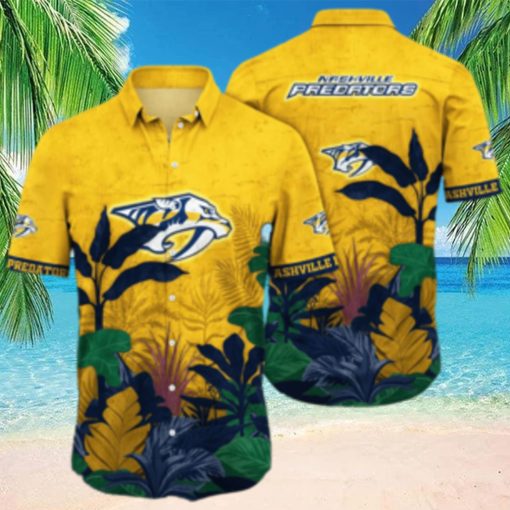 NHL Nashville Predators Hawaiian Shirt Summer Beach Gift