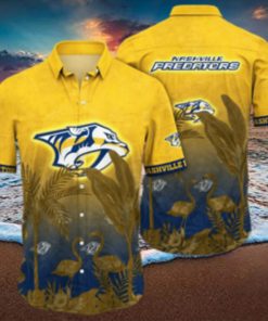 NHL Nashville Predators Hawaiian Shirt Tropical Aloha Gift For Beach Love