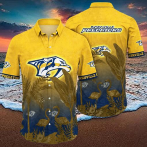 NHL Nashville Predators Hawaiian Shirt Tropical Aloha Gift For Beach Love