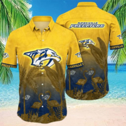 NHL Nashville Predators Hawaiian Shirt Tropical Aloha Gift For Beach Love