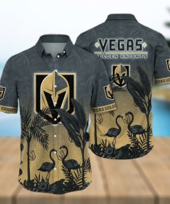 NHL Vegas Golden Knights Flower Summer Hawaiian Shirt