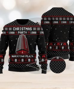 Nakatomi Plaza Die Hard Ugly Knitted Christmas Sweater