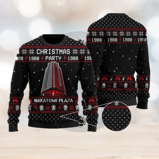 Nakatomi Plaza Die Hard Ugly Knitted Christmas Sweater