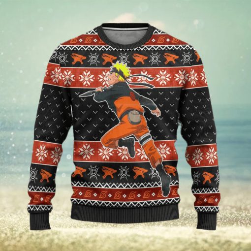 Naruto Uzumaki Anime Xmas Ugly Christmas Sweater Gift For Men Women