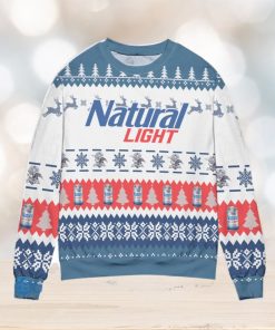 Natural Light Beer Christmas Pattern Ugly Christmas Sweater Christmas Gift For Men And Women