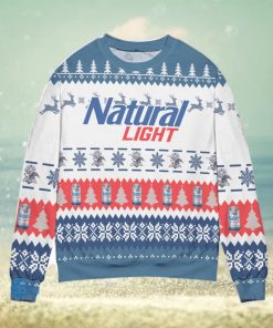 Natural Light Beer Christmas Pattern Ugly Christmas Sweater Christmas Gift For Men And Women