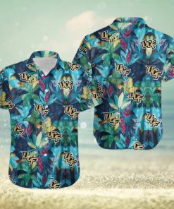 Ncaa Ucf Knights Tropical Flowers Trendy Hawaiian Shirt Aloha Shirt