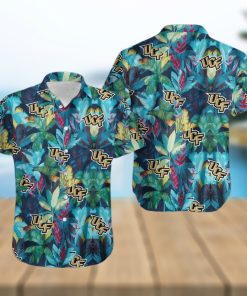 Ncaa Ucf Knights Tropical Flowers Trendy Hawaiian Shirt Aloha Shirt