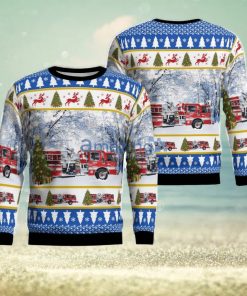 Neffs, Ohio, Neffs Fire Department Christmas Ugly Sweater For Men Women