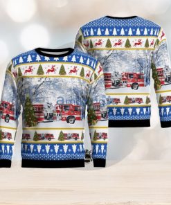 Neffs, Ohio, Neffs Fire Department Christmas Ugly Sweater For Men Women