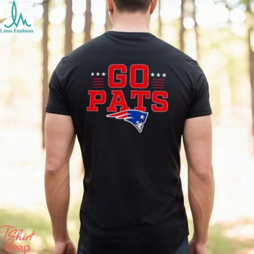 New England Patriots Go Pats Profile Big & Tall Two Sided Shirt