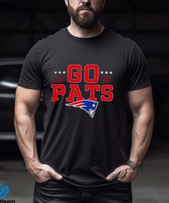 New England Patriots Go Pats Profile Big & Tall Two Sided Shirt