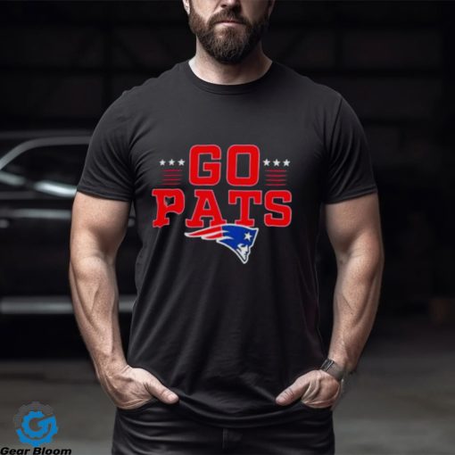 New England Patriots Go Pats Profile Big & Tall Two Sided Shirt