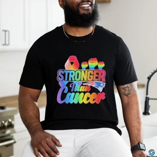 New England Patriots Stronger Than Cancer Nfl 2023 Shirt