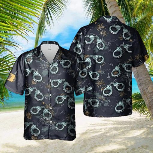 New Jersey Police Correction Short Sleeve Hawaiian Shirt