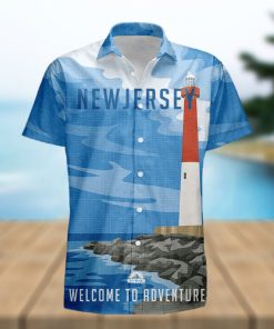 New Jersey Retro Style Travel Summer 3D Hawaiian Shirt Gift For Men And Women Fans