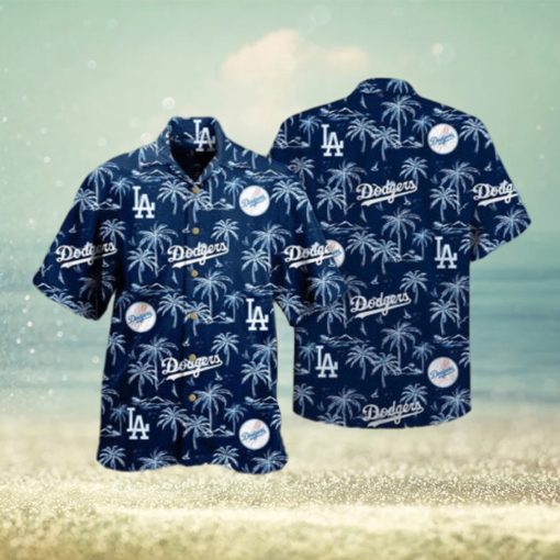 New Men’s Los Angeles Dodgers Hawaiian T Shirt