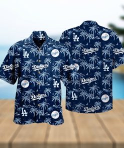 New Men’s Los Angeles Dodgers Hawaiian T Shirt