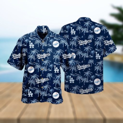 New Men’s Los Angeles Dodgers Hawaiian T Shirt